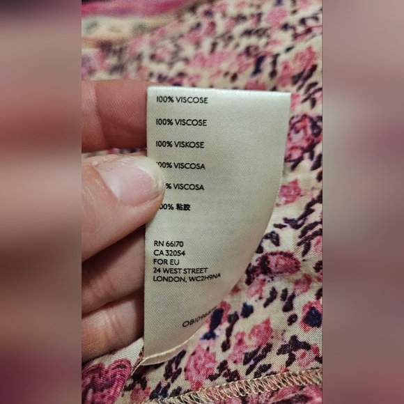 FREE PEOPLE Happy Feelings Midi/maxi Dress. Floral Pink/purple Multi. Size XS - Picture 8 of 16